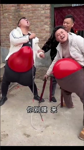 Chinese game challenge. Rock Paper Scissors with Balloons. #challenge #funny #funnyvideos