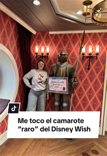 Casi todos los barcos Disney tienen este camarote “raro” que a mí me encanto!! Déjenle un comentario a mi mamá que fue mi bella asistente en esta grabación #fyp #parati #cruise #disney #viaje