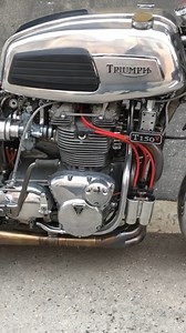 1973 Triumph T150V Trident 750 (741cc three cylinder engine). This bike has been built up by Alex Morellato. Instagram: @we_are_the_specialists Here's some of his headline modifications: - shorter frame - Marzocchi 38mm fork - Quaife close ratio gear - 17" rims Alex also made the tank, all aluminium sheet metal parts and the 3 into 1 exhaust by hand in his workshop. If you’d like to have your bike featured on our account, collaborations or for business enquiries with The Classic Motorcycle Chann