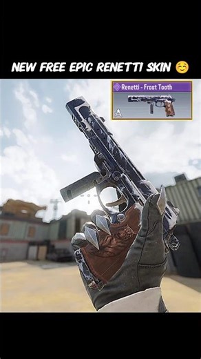 New Free Epic Renetti Gun Skin in COD mobile | New pistol skin in COD mobile #codmobiletips #codm