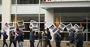 Marriott workers go on strike
