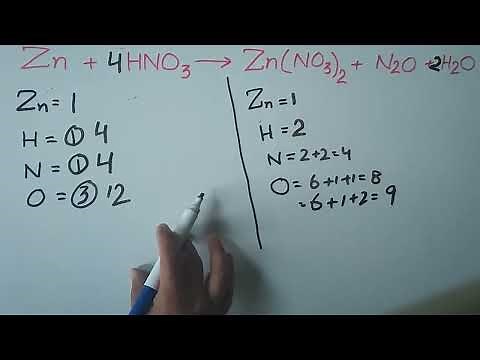 Balancing equation Zn+HNO3=Zn(NO3)2+N2O+H2O