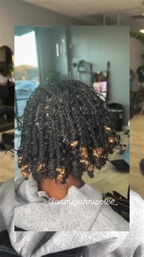 Nea’s Loc Shop💈 on Instagram: "✨Bobo loc knot bob💕 ✨Limited slots available book now, 🔗 in bio. ✨Stylist: Aamiyah @aamiyahnicolee_ #womenslocstyles #menslocstyles #locliving #loclivin #loctician atlloctician naturalhair naturalhairstyles"