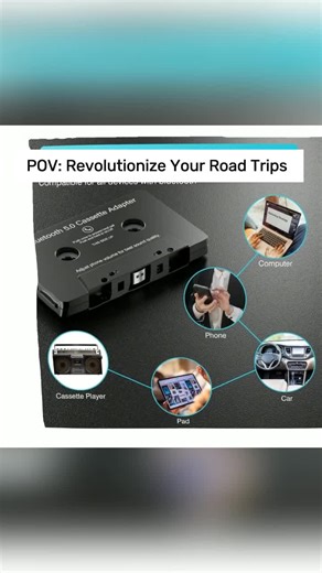 DIGITNOW Bluetooth 5.0 Cassette Adapter for Cars