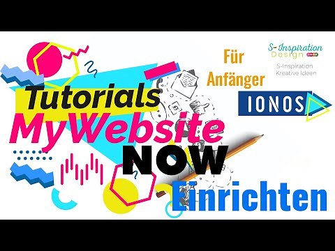 MyWebsite NOW Part I: Designing Content. Help for Beginners: IONOS Website Builder