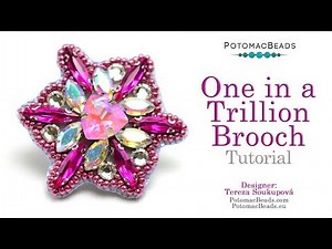 One In A Trillion Brooch- DIY Jewelry Making Tutorial by PotomacBeads