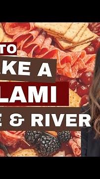 How to Make a Salami Rose & River | Charcuterie Board Basics | The Hostess Mom