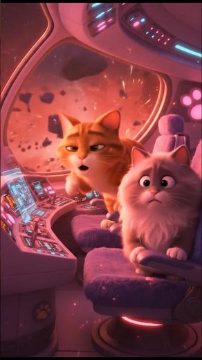 “3 Space Cats Discover Something Strange on Mars 😱 | Pixar 3D Animation Short” s2