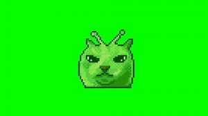 Angry Alien Cat Pixel Art Meme Stock Footage Video (100% Royalty-free) 3711814531 | Shutterstock
