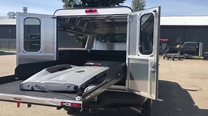 Leer Truck Caps and Tonneau Covers commercial shell with a CargoGlide full extension 2200lbs tray. | Custom Truck Coeur d' Alene | Facebook