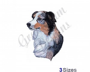 Australian Shepherd Dog - Machine Embroidery Design, Embroidery Designs, Embroidery, Embroidery Patterns, Embroidery Files, Instant Download - Etsy