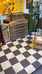 My mini garage just got an update thanks to these micro tools from @castem_global 🗜️🔧 These are so amazing 🤩 Each tool is about an inch, made of metal AND fully functional! The box cutter and caliper are my top favorites-but all of them completely blow me away with the level of detail in such a tiny scale! #miniatures #microtools #dollhouseminiatures | Kayteekays.minis