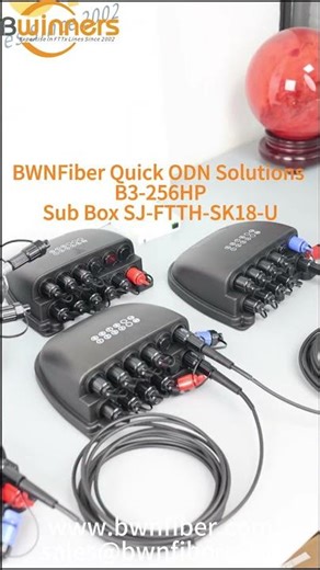 BWNFiber Quick ODN Solution: B3-256HP Hub Box for Medium-Density FTTH with Unequal Ratios #bwnfiber