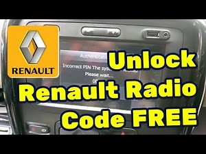 Renault Radio Unlock Code — How to Get Your Renault Radio Unlock Code FAST