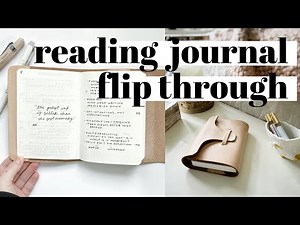 READING JOURNAL FLIP THROUGH | MINIMAL and FUNCTIONAL + a breakdown on HOW I TAKE BOOK NOTES