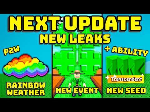 🍀 FOUR LEAF CLOVER, RAINBOW WEATHER, AND MORE - NEW LEAKS IN GROW A GARDEN