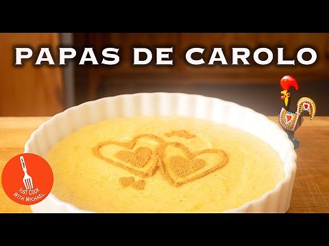 Papas de Carolo (Portuguese cornmeal porridge)