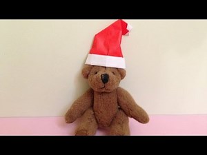 Origami santa claus hat instructions折り紙のサンタクロース 帽子 簡単な折り方