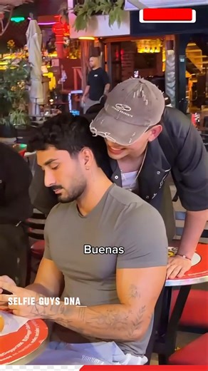 Handsome Guy meetup with a stranger in Restaurant #shorts