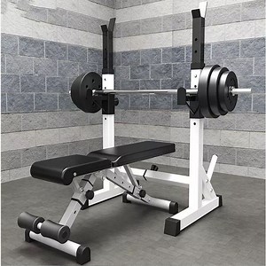 [Hot Item] Adjustable Dumbbell Sit up Folding Weight Flat Bench Press