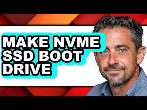 How to Make Nvme Ssd Boot Drive (only Way)
