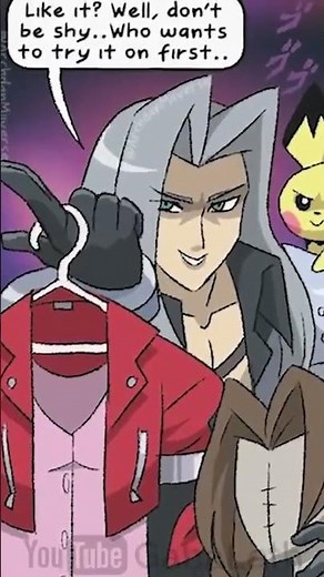 Sephiroth meets the Mii Fighters #smashbros