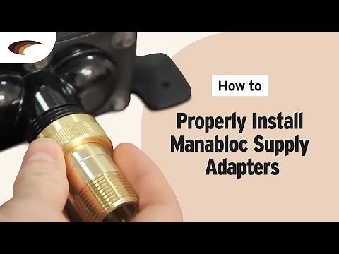 Learn How to Properly Install Manabloc Supply Adapters