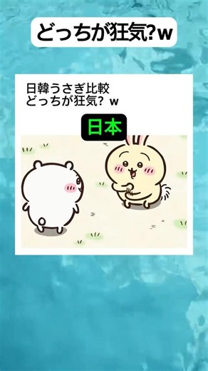 [ちいかわ] 日韓吹き替え比較！うさぎの奇声、どっちが好き？