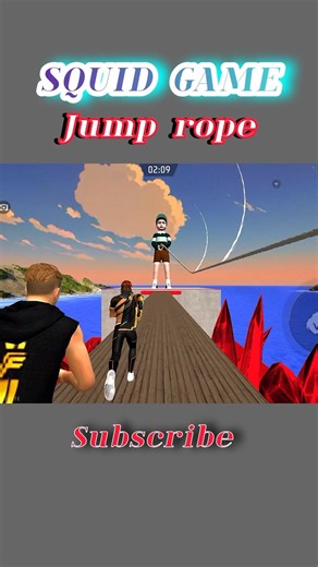 JUMP ROPE SQUID GAME 3 CRAFTLAND MAP #shorts #freefire #squidgame #viral #trending