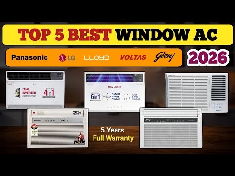 Best 1.5 Ton Window AC 2026 🔥 Top 5 1.5 Ton 5 Star Inverter AC 2026