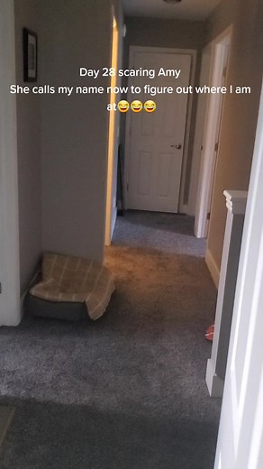 Day 28 Scaring Amy Prank: Where Am I?