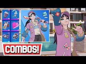 *NEW* BEST RETRO CLASH ZOE SKIN COMBOS [MAINFRAME THROWBACK QUEST PACK]! | Fortnite