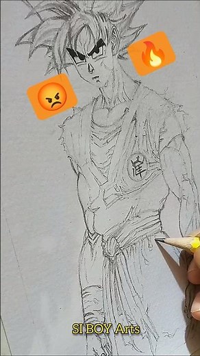 How to Draw GOKU🐉‼️
