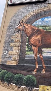 Happy 21st Birthday, CURLIN 🎉🤩 The brilliant racehorse turned legendary sire, the King of HHill 'n' Dale Farms also boasts such accolades as being a two-time Horse of the Year, Hall of Famer, Champion, Classic winner and Breeders’ Cup winner. He is featured in a beautiful mural, painted by Kentucky equine artist Jaime Corum, in downtown Paris, Kentucky. | Thoroughbred Daily News
