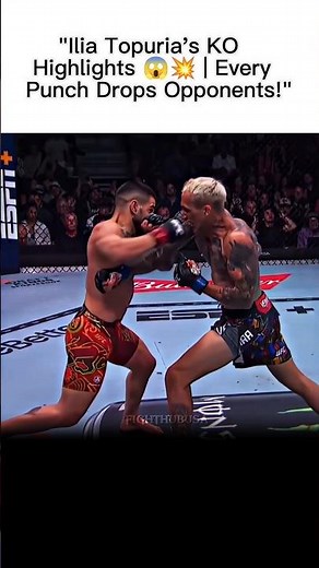 Ilia Topuria's KO Highlights 😱💥 | Every Punch Drops Opponents