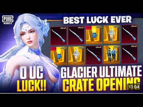😱BEST LUCK GLACIER KAR-98 ULTIMATE CRATE OPENING MAXOUT 🥵