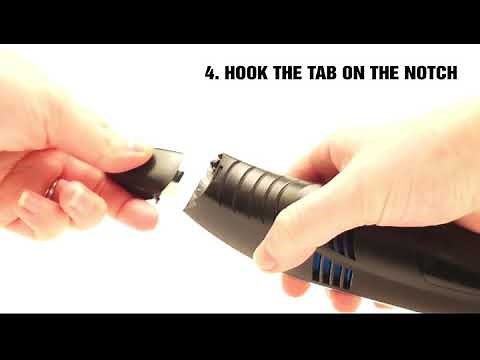 How to Put on a Nose Hair Trimmer Head | Wahl