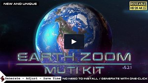 Videohive Earth Zoom Pro Kit v5 - 7962581 AEdownload.com