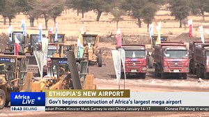 Ethiopia begins construction of Africa's largest mega airport Hailed as Africa’s future largest aviation hub, the $12.5 billion planned Bishoftu Mega International Airport will have four runways and an initial capacity of 60 million passengers a year, expandable to 110 million. Officials say the project is a strategic bet to position Ethiopia as a global aviation gateway, describing it as even more significant than the Grand Ethiopian Renaissance Dam. https://newsaf.cgtn.com/news/2026-01-10/Ethi