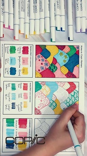 Acrea vs Copic Markers