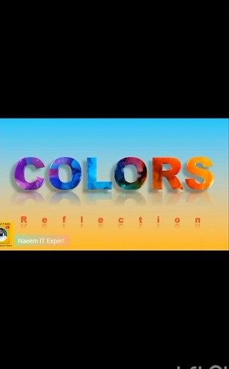 How to create Reflection text effects in PowerPoint presentation. #ppt