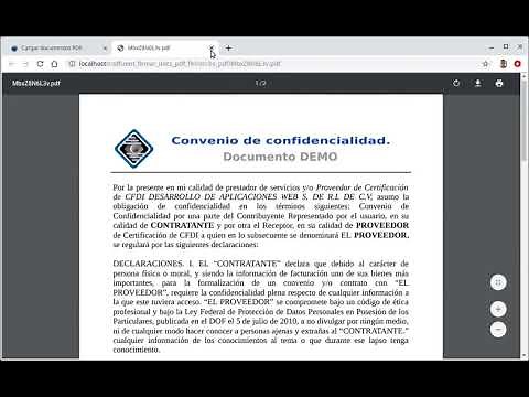 Firma de documentos PDF con FIEL.