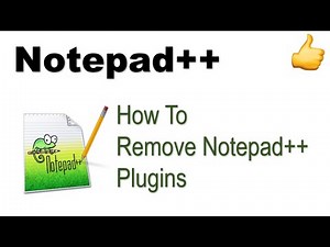 How to Remove Notepad++ Plugins