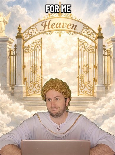 St. Peter gets mad at the pearly gates #god #religion #comedy #atheist #atheism