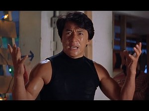 Jackie Chan fights the crowd .Rumble in the Bronx (1995)