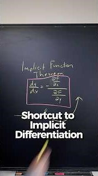 Partial derivatives 🤝 implicit differentiation #mathematics #calculus