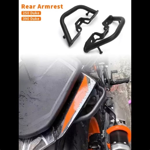 Watch Rear Grab Bars Rear Seat Pillion Passenger Grab Rail Handle on Amazon Live