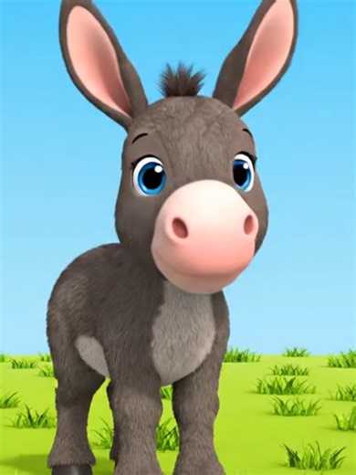 Baby Donkey Song for Kids 🐴 | Cute Nursery Rhyme for Toddlers