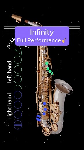 tonestro - Music Lessons on Instagram: "Infinity on #saxophone - Full Performance  #learnsaxophone #tonestro #sheetmusic #music #saxophonist"