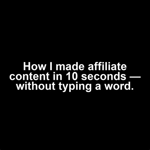 Still wasting hours researching offers and writing content that no one reads? You don’t need more hustle — you need AI that does the heavy lifting for you. Drop in any affiliate link and instantly get scroll-stopping posts, captions, and video scripts. It’s free to try. Simple to use. And stupid fast. ⚡ Click “Learn More” and see what real automation feels like. | Reed Floren